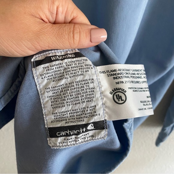 Carhartt FR Long Sleeve Button-Down - Picture 10 of 11